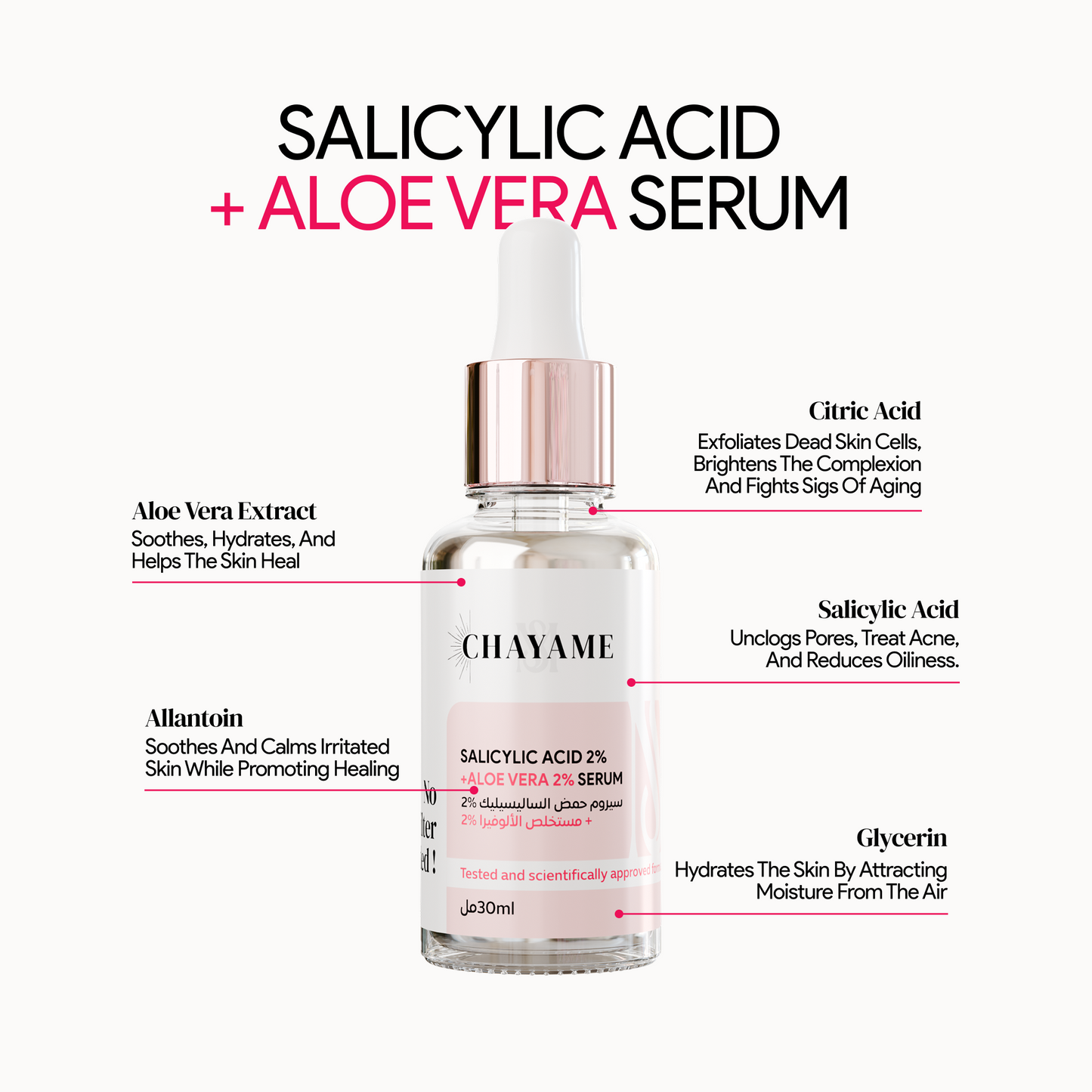 Salicylic Acid 2% + Aloe Vera 2% Serum